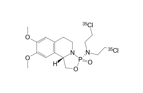 (3S,10bS)-N,N-bis(2-(35Cl)chloranylethyl)-8,9-dimethoxy-3-oxo-1,5,6,10b-tetrahydro-[1,3,2]oxazaphospholo[4,3-a]isoquinolin-3-amine