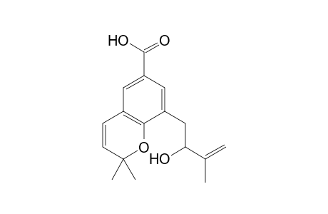8-(2-hydroxy-3-methylbut-3-enyl)-2,2-dimethyl-2H-chromene-6-carboxylic acid