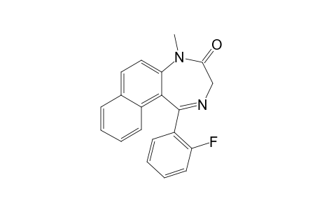 1-(2-fluorophenyl)-5-methyl-3H-benzo[g][1,4]benzodiazepin-4-one