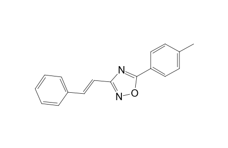 5-(4-Methylphenyl)-3-[(E)-2-phenylethenyl]-1,2,4-oxadiazole