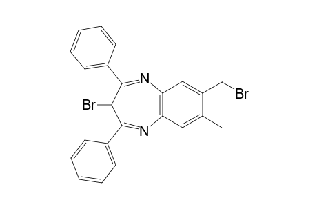 3-Bromo-7-(bromomethyl)-8-methyl-2,4-diphenyl-3H-1,5-benzodiazepine