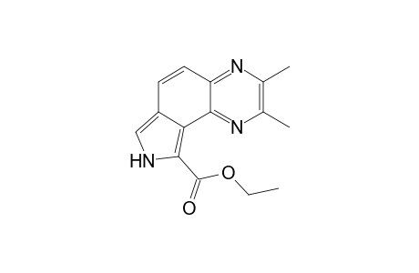 Ethyl 2,3-dimethyl-8H-pyrrolo[3,4-f]quinoxaline-9-carboxylate