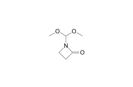 1-(Dimethoxymethyl)-2-azetidinone