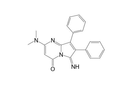 Pyrrolo[1,2-a]pyrimidin-4(6H)-one, 2-(dimethylamino)-6-imino-7,8-diphenyl-