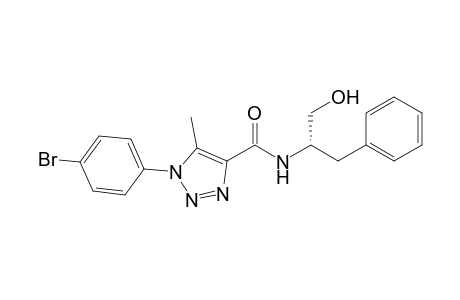 (S)-1-(4-Bromophenyl)-N-(1-hydroxy-3-phenylpropan-2-yl)-5-methyl-1H-1,2,3-triazole-4-carboxamide