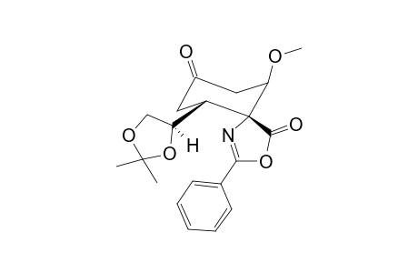 (3R,4S,5R)-5-[4(S)-(2,2-Dimethyl-1,3-dioxolo)]-4-spiro{4'[2'-phenyl-5'(4'H)-oxazolone]}-3-methoxycyclohexan-1-one