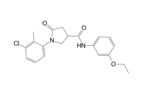 1-(3-Chloranyl-2-methyl-phenyl)-N-(3-ethoxyphenyl)-5-oxidanylidene-pyrrolidine-3-carboxamide