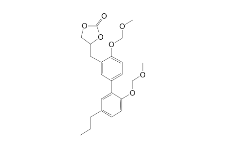 4-(4,2'-bis-methoxymethoxy-5'-propyl-biphenyl-3-ylmethyl)-[1,3]dioxolane-2-one