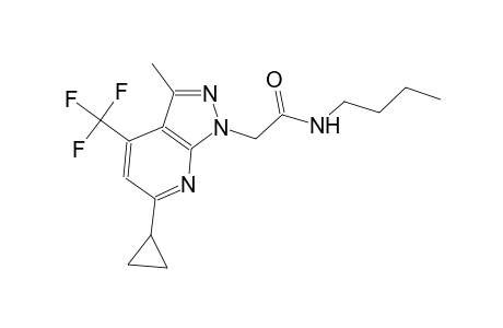 1H-pyrazolo[3,4-b]pyridine-1-acetamide, N-butyl-6-cyclopropyl-3-methyl-4-(trifluoromethyl)-