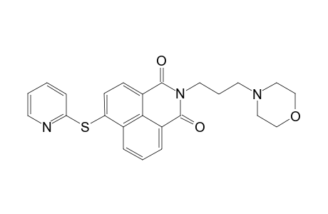 N-(3-MORPHOLINOPROPYL)-4-[(2-PYRIDYL)THIO]NAPHTHALIMIDE