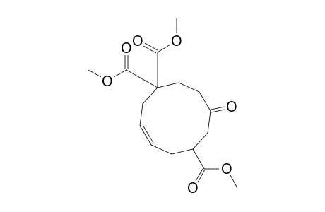 4,9,9-tris(Methoxycarbonyl)-6-oxocyclodec-1-ene