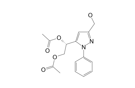 5-[(1S)-1,2-DIACETOXYETHYL]-3-HYDROXYMETHYL-1-PHENYLPYRAZOLE