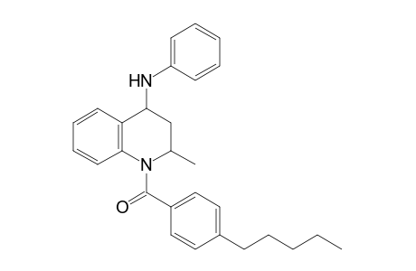 (2-methyl-4-phenylazanyl-3,4-dihydro-2H-quinolin-1-yl)-(4-pentylphenyl)methanone