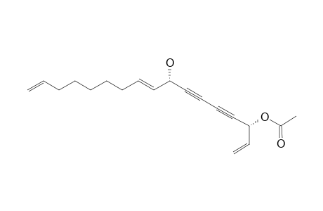 GYMNASTERKOREAYNE-C;(3S,8S)-1,9,16-HEPTADECATRIEN-4,6-DIYN-3,8-DIOL-3-ACETATE