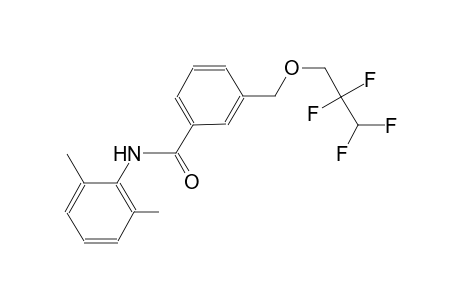 N-(2,6-dimethylphenyl)-3-[(2,2,3,3-tetrafluoropropoxy)methyl]benzamide