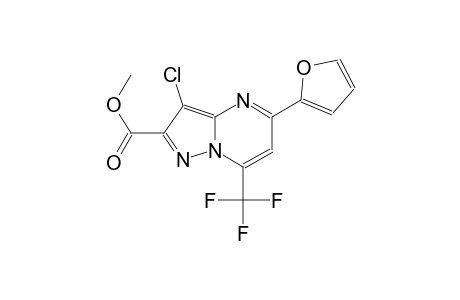 methyl 3-chloro-5-(2-furyl)-7-(trifluoromethyl)pyrazolo[1,5-a]pyrimidine-2-carboxylate