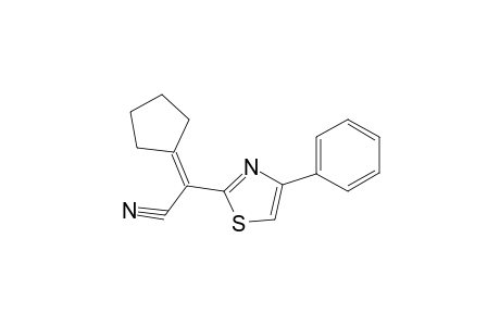 Cyclopentylidene(4-phenyl-1,3-thiazol-2-yl)acetonitrile