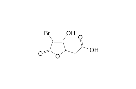 4-bromo-2,5-dihydro-3-hydroxy-5-oxo-2-furanacetic acid
