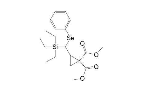 Dimethyl 2-[(phenylseleno)(triethylsilyl)methyl]cyclopropane-1,1-dicarboxylate
