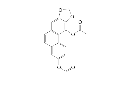 4,7-DIACETOXY-2,3-METHYLENEDIOXY-PHENANTHRENE