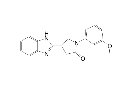 4-(1H-benzimidazol-2-yl)-1-(3-methoxyphenyl)-2-pyrrolidinone