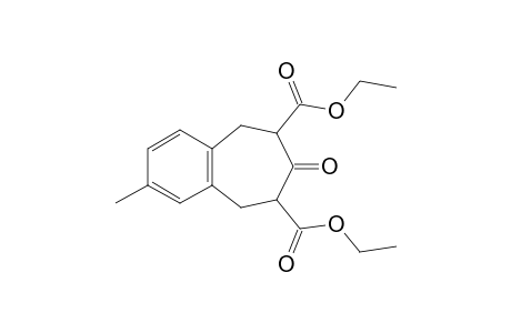 Diethyl 7-methyl-2,3,4,5-tetrahydro-3-oxo-1H-benzocycloheptene-2,4-dicarboxylate