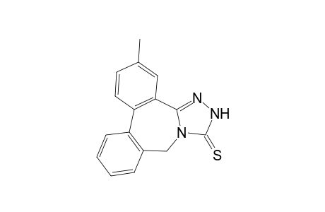 12-Methyl-1,2,4-triazolo[4,3-a](3,4)(5,6)-dibenz-7H-azepine-3[2H]-thione