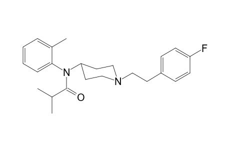 N-(1-[2-(4-Fluorophenyl)ethyl]piperidin-4-yl)-2-methyl-N-2-methylphenylpropanamide