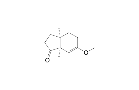 1H-Inden-1-one, 2,3,3a,4,5,7a-hexahydro-6-methoxy-3a,7a-dimethyl-, cis-