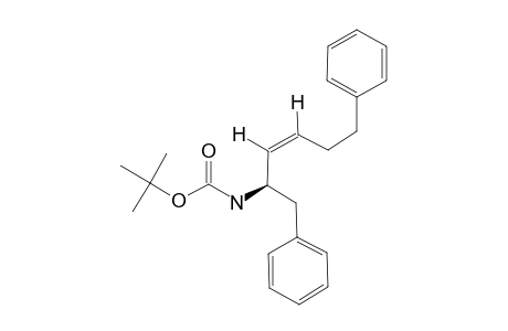 (S)-1-BENZYL-N-(TERT.-BUTOXYCARBONYL)-5-PHENYL-(Z)-2-PENTENYLAMINE