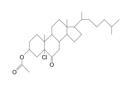 3b-Acetoxy-5-chloro-5a-cholestan-6-one
