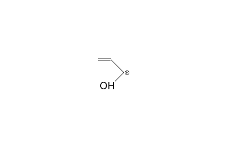 Vinyl-hydroxy-carbenium cation