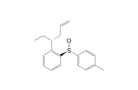 [4R,(S)S]-4-[2-(p-Tolylsulfinyl)phenyl]-1-hexene