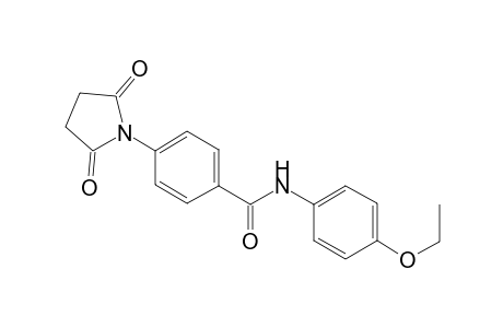 Benzamide, 4-(2,5-dioxopyrrolidin-1-yl)-N-(4-ethoxyphenyl)-
