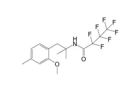 2,2,3,3,4,4,4-heptafluoro-N-(1-(2-methoxy-4-methylphenyl)-2-methylpropan-2-yl)butanamide
