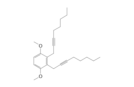 1,4-Dimethoxy-2,3-bis(oct-2-ynyl)benzene
