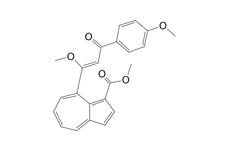 Methyl 8-[1-methoxy-3-(4-methoxyphenyl)-3-oxopropenyl]azulene-1-carboxylate