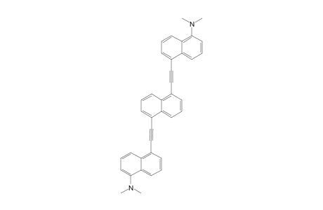 5-({5-[(5-{N,N-dimethylamino}-1-naphthyl)ethynyl]-1-naphthyl}ethynyl)-N,N-dimethylnaphthalen-1-amine