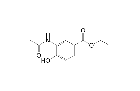 3-acetamido-4-hydroxybenzoic acid, ethyl ester