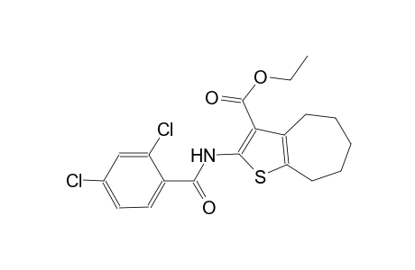 ethyl 2-[(2,4-dichlorobenzoyl)amino]-5,6,7,8-tetrahydro-4H-cyclohepta[b]thiophene-3-carboxylate