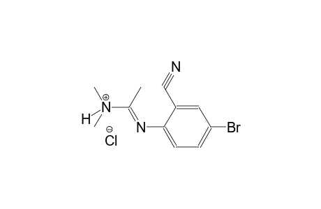 ethanaminium, 1-[(4-bromo-2-cyanophenyl)imino]-N,N-dimethyl-, chloride, (1E)-