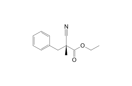 (2R)-2-cyano-2-methyl-3-phenyl-propionic acid ethyl ester