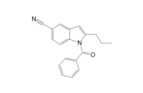 1-Benzoyl-2-propyl-1H-indole-5-carbonitrile