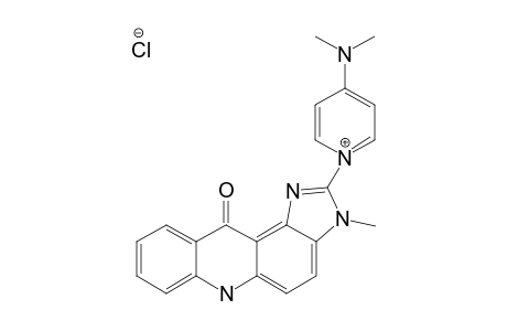 4-DIMETHYLAMINO-1-(3-METHYL-IMIDAZO-[4,5-A]-ACRIDINON-2-YL)-PYRIDINIUM_CHLORIDE