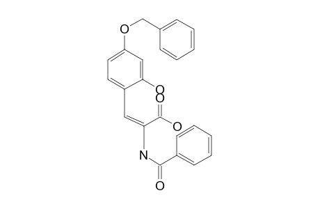 Propenoic acid, 2-benzoylamino-3-[4-benzyloxy-2-hydroxyphenyl]-