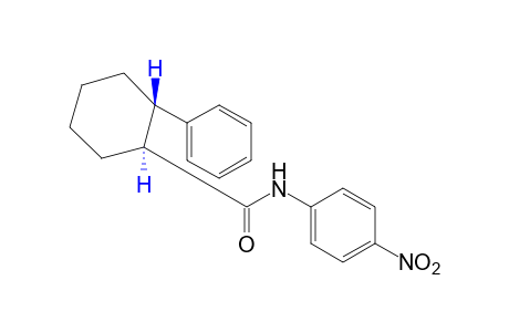 (+/-)-4'-nitro-trans-2-phenylcyclohexanecarboxanilide