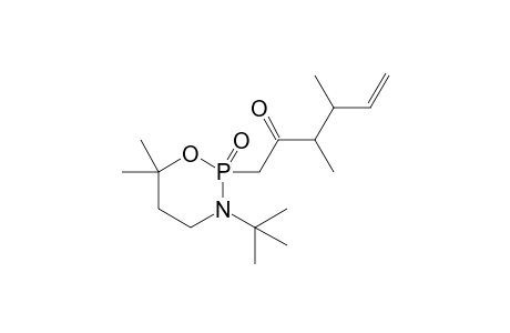 (R,S)-(Pl,3'l,4'u)-3-tert-Butyl-6,6-dimethyl-2-(3',4'dimethyl-2'-oxo-5'-hexenyl)-2-oxo-1,3,2-oxazaphosphorinane