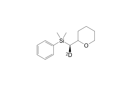 (1R*,1'R*)-2-[Deuterio(phenyldimethylsilyl)methyl]-tetrahydropyran