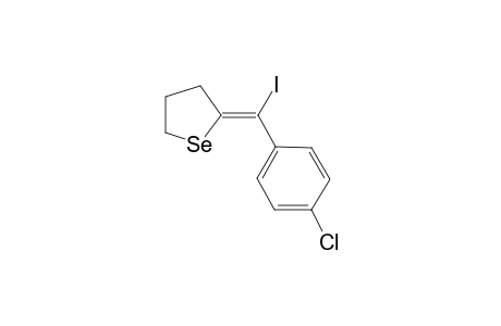 (E)-2-((4-chlorophenyl)iodomethylene)tetrahydroselenophene