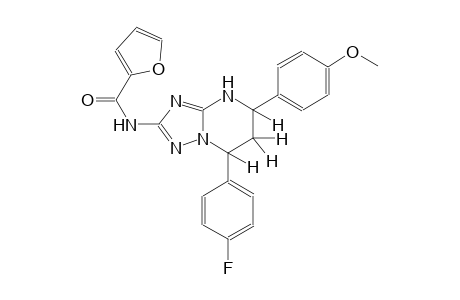 N-[7-(4-fluorophenyl)-5-(4-methoxyphenyl)-4,5,6,7-tetrahydro[1,2,4]triazolo[1,5-a]pyrimidin-2-yl]-2-furamide
